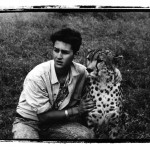Dan Eldon with Cheetah.