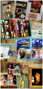 Dan Eldon page 4 of Pop Up Exhibit.